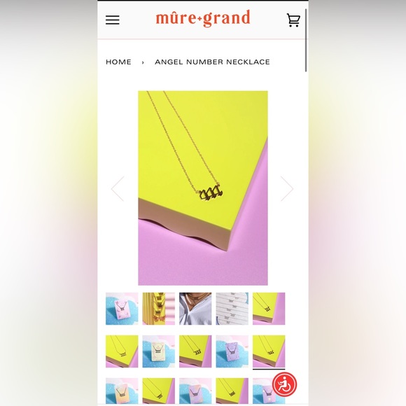 Mure + Grand Angel Number Necklace, 444 - Picture 4 of 4